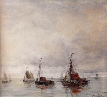 unknow artist Seascape, boats, ships and warships. 89